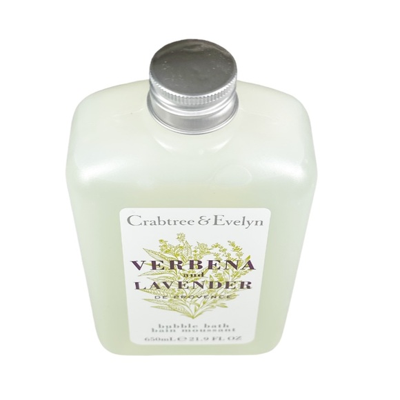 NEW Crabtree & Evelyn VERBENA & LAVENDER Bubble Bath 🛀 - Picture 3 of 5